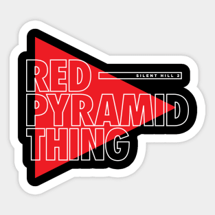 Silent Hill Red Pyramid Thing Game Sticker